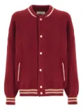 Laneus snap-fastening bomber jacket - Red