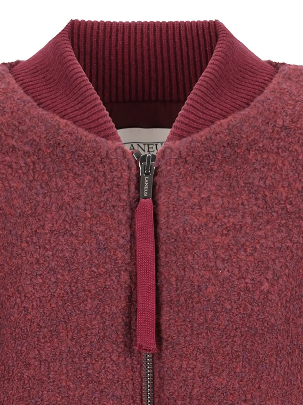 Laneus Bouclé bomberjack Rood