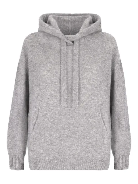 Laneus hooded knitted sweater 
