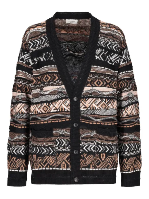 Laneus patterned cardigan