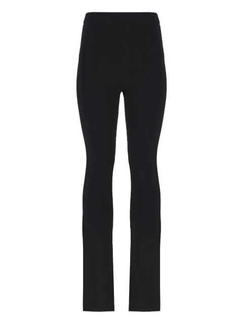 Laneus knitted flared trousers