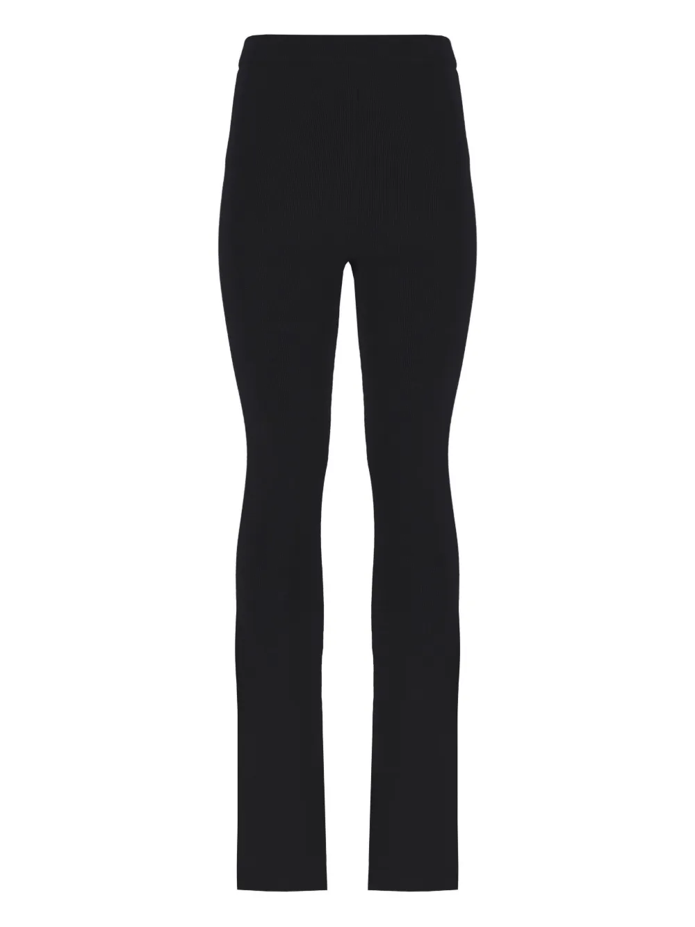 Laneus knitted flared trousers - Zwart