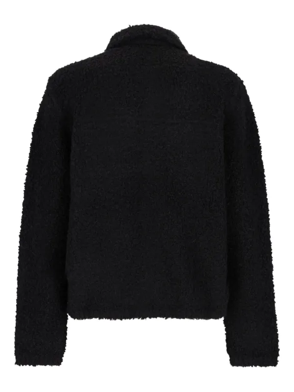 Laneus テクスチャード シャツジャケット | ブラック | FARFETCH JP