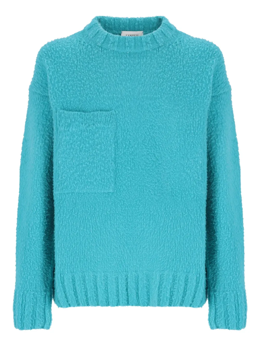 Laneus pocket textured sweater | Blue | Image 1