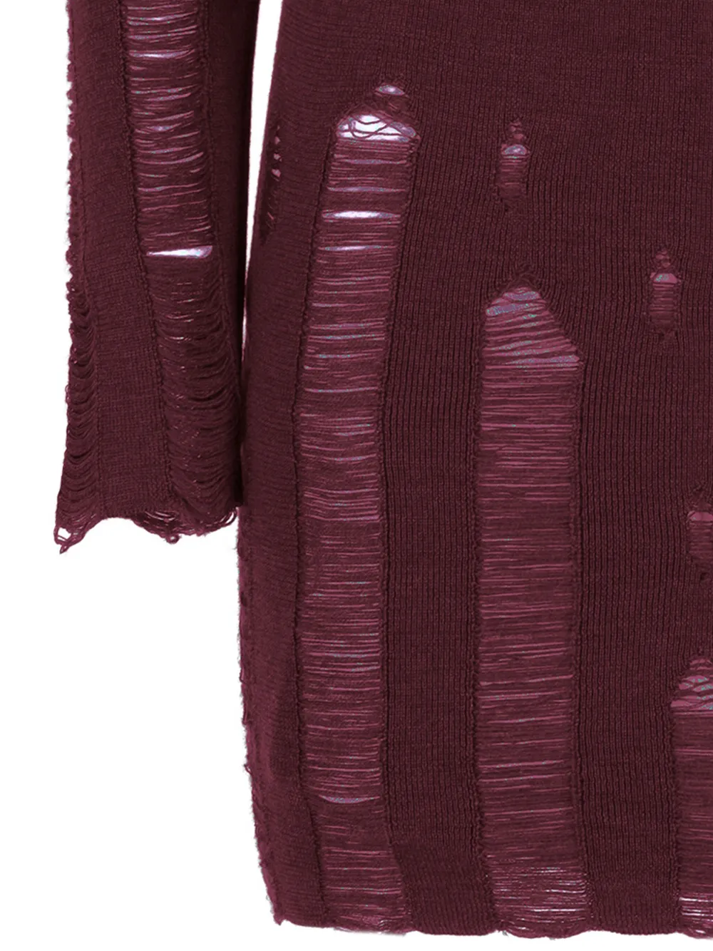 Laneus Gebreide jurk Paars