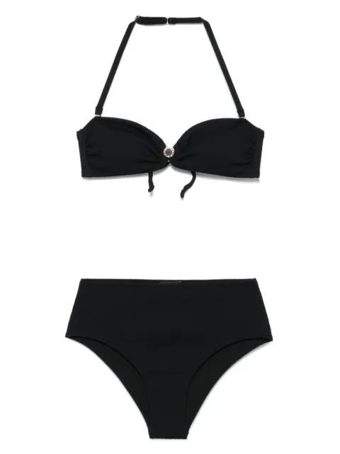 Emporio Armani logo-plaque bikini