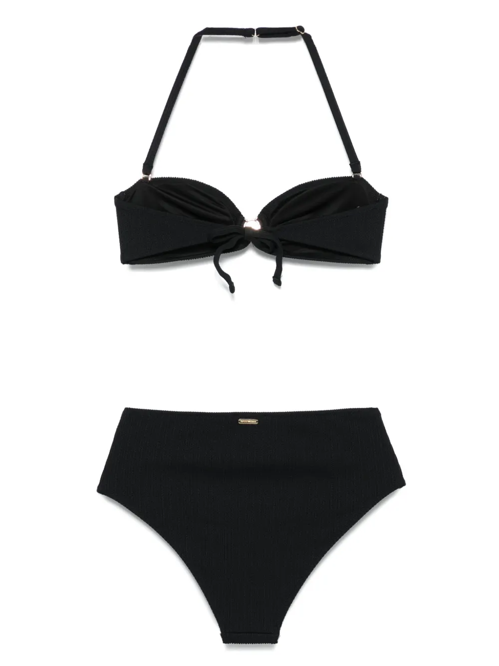 Shop Emporio Armani Logo-plaque Bikini