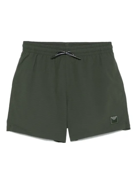 Emporio Armani seersucker swim shorts