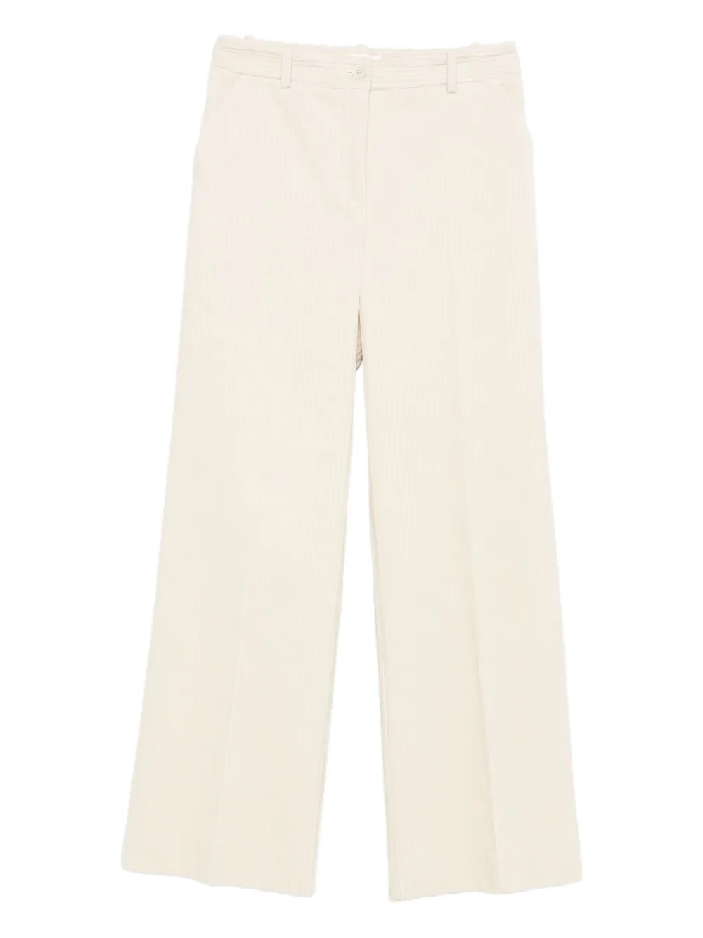 P.a.r.o.s.h Corduroy Straight-leg Trousers In Neutral