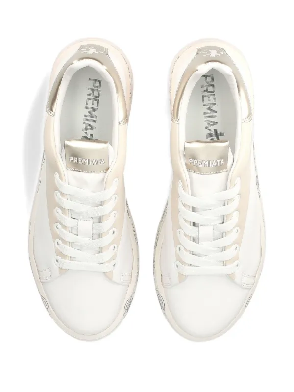 Belle ˖⋆　1002 Premiata Belle Sneakers | White | FARFETCH