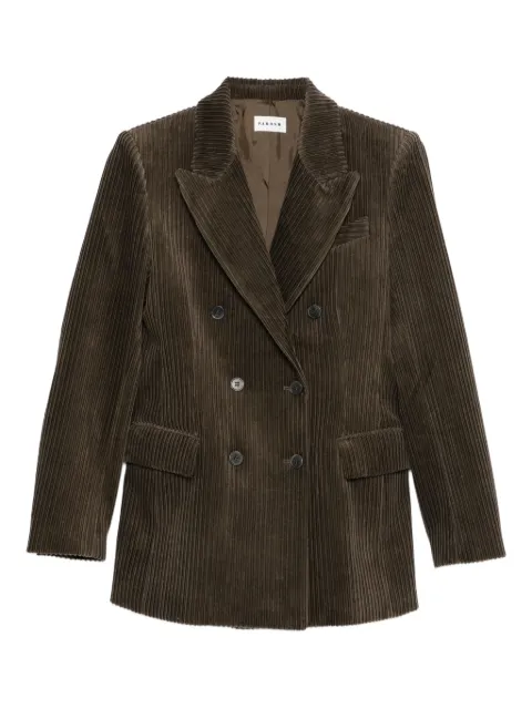 P.A.R.O.S.H. double-breasted corduroy blazer