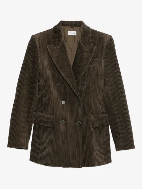 P.A.R.O.S.H. double-breasted corduroy blazer