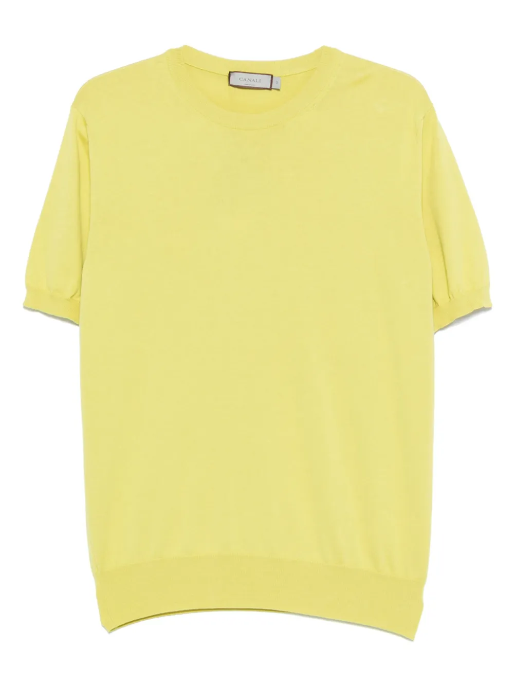 Canali fine-knit T-shirt | Green | Image 1
