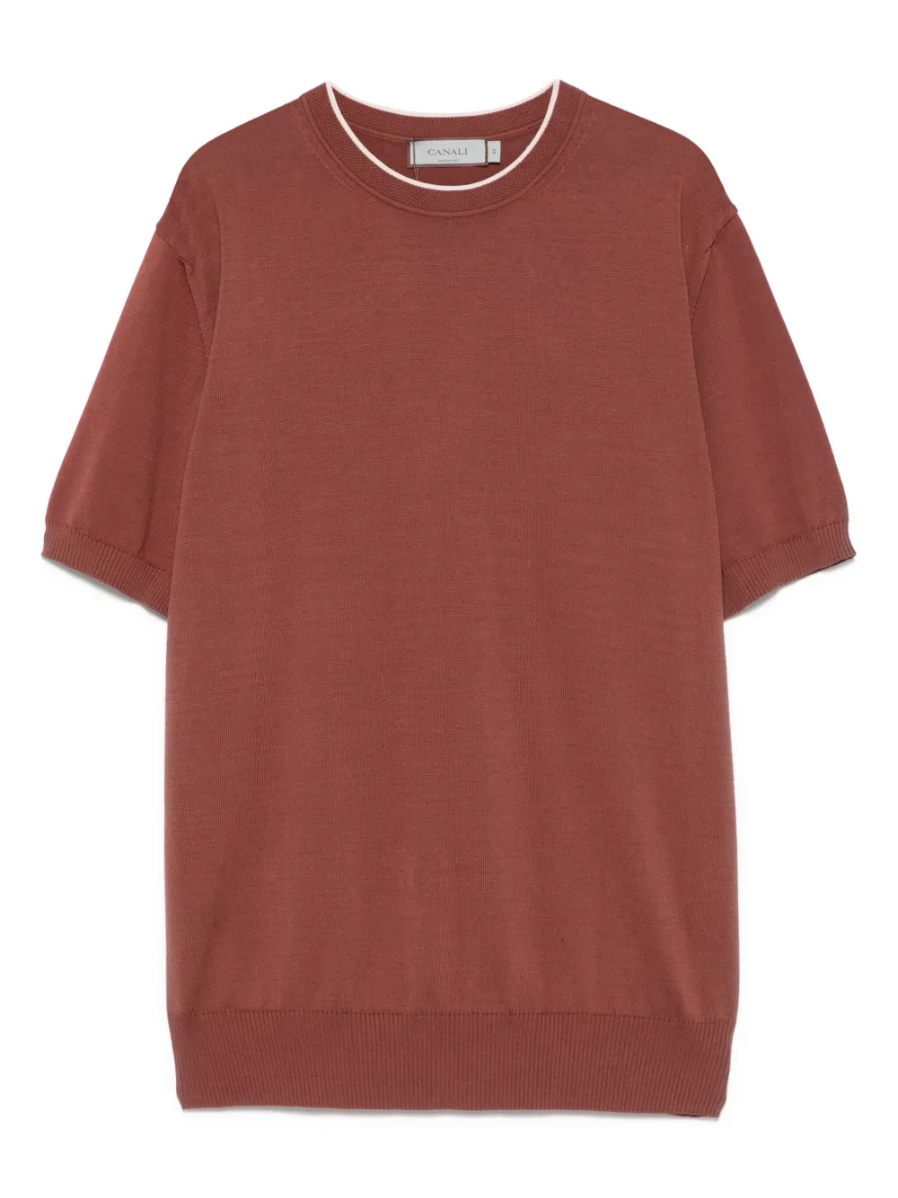Canali playera de tejido fino | marrón | Image 1
