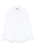 Canali cutaway-collar shirt - White