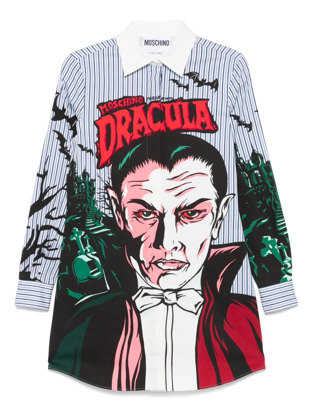2010s Dracula-print dress