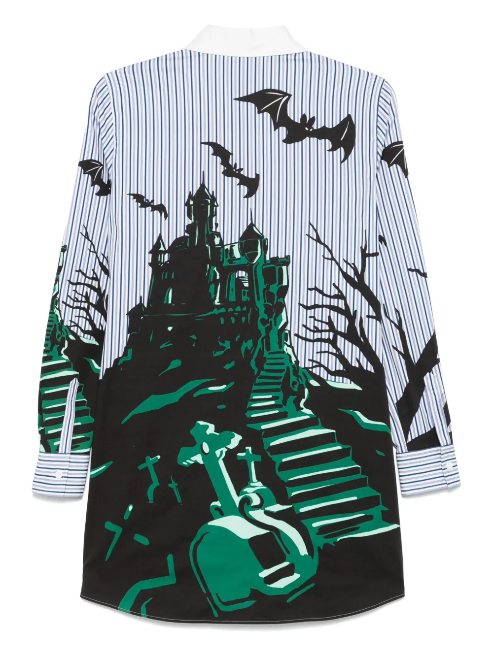 Moschino Pre-Owned 2010s jurk met Dracula-print - Blauw