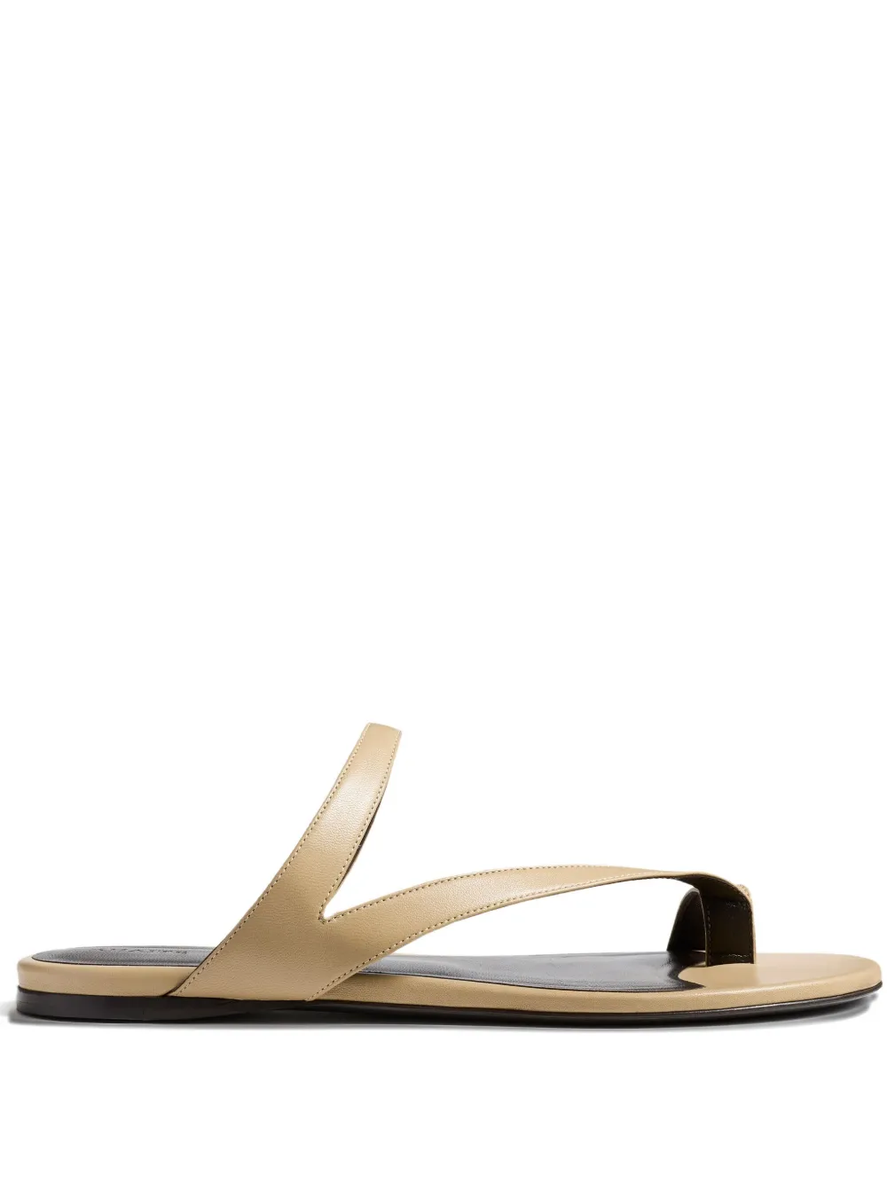 Khaite Aimee Crossed-strap Sandals In Neutral