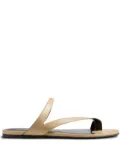 KHAITE Aimee crossed-strap sandals - Neutrals