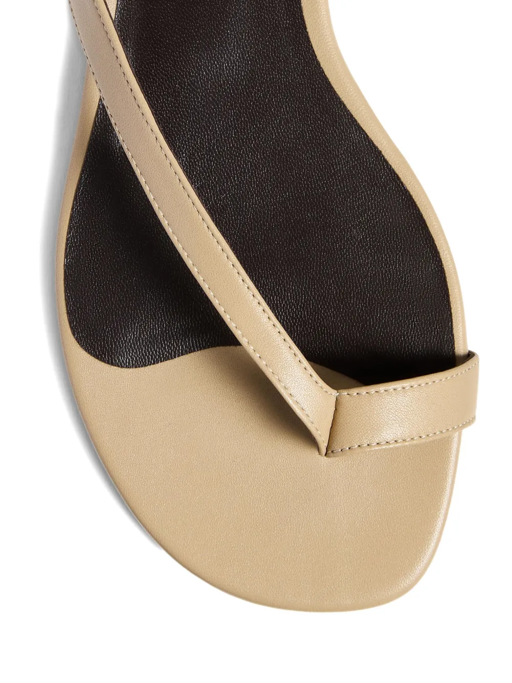 Khaite Aimee Crossed-strap Sandals In Neutral