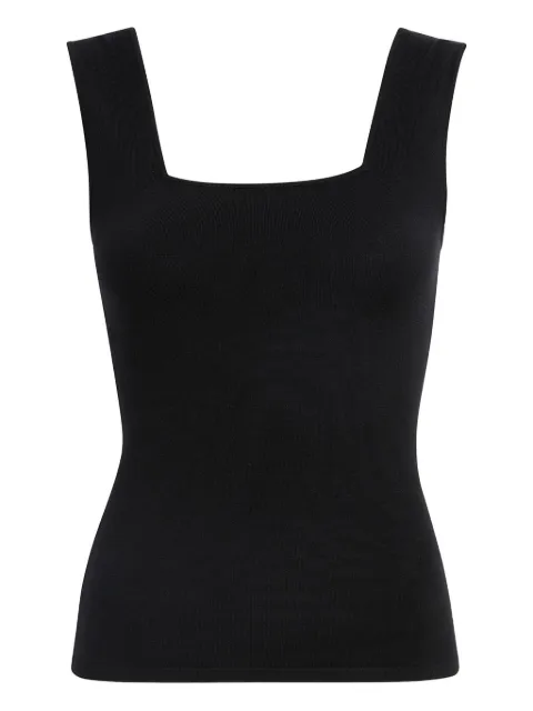 KHAITE top Sani con cuello cuadrado