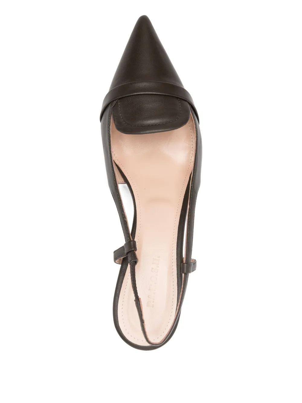 P.a.r.o.s.h Slingback Pointed-toe Pumps In Brown