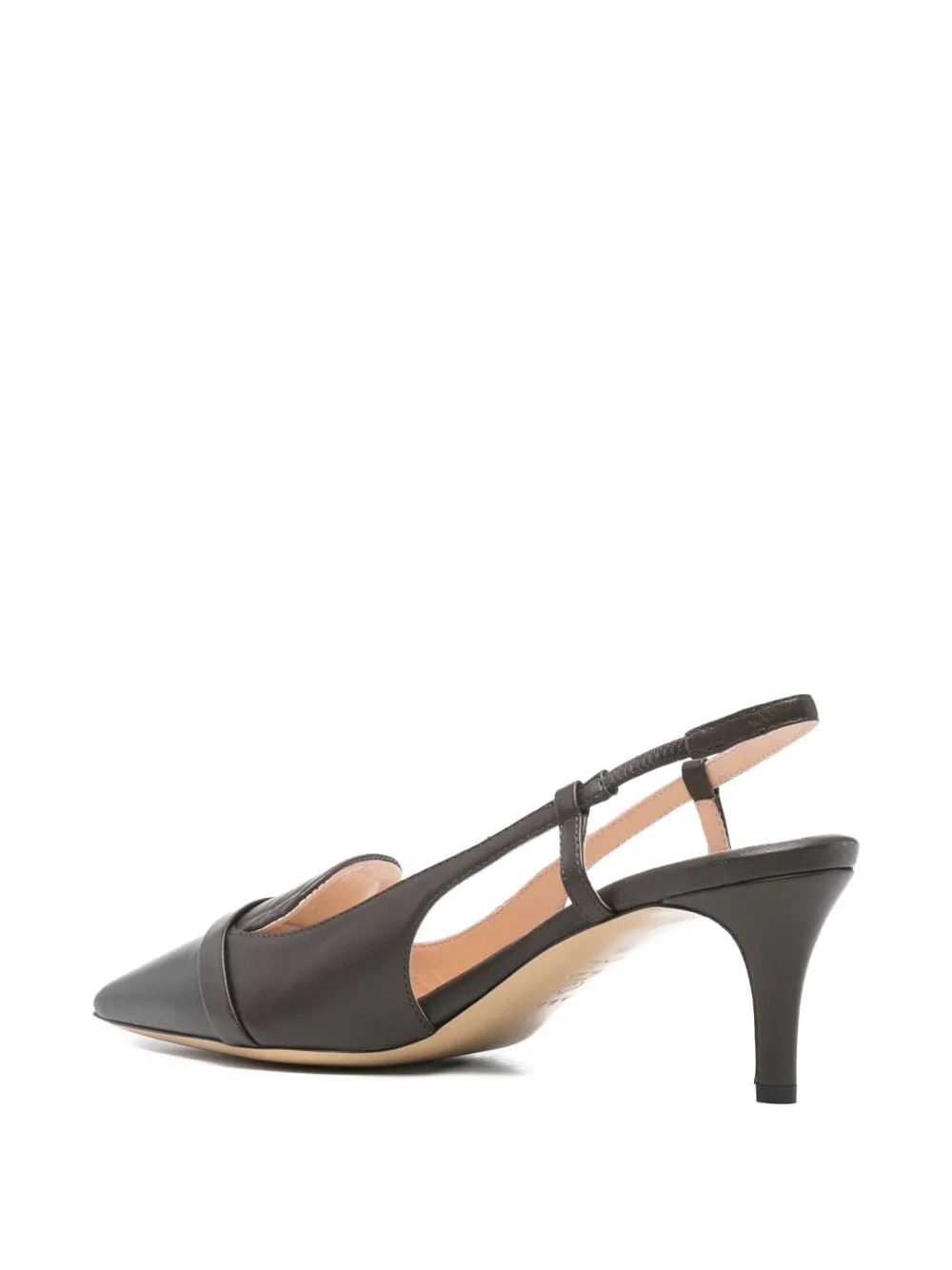 P.a.r.o.s.h Slingback Pointed-toe Pumps In Brown