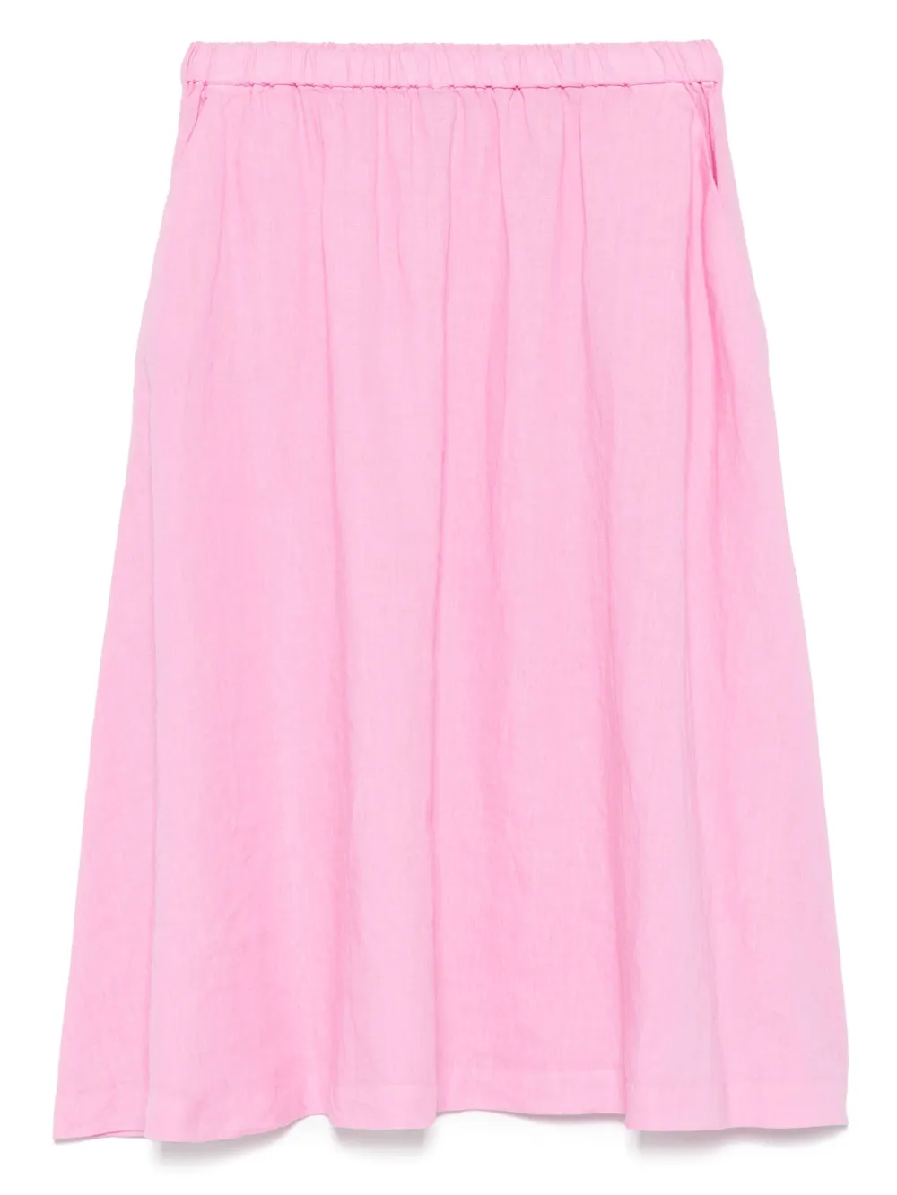 ASPESI falda midi de lino | rosado | Image 1