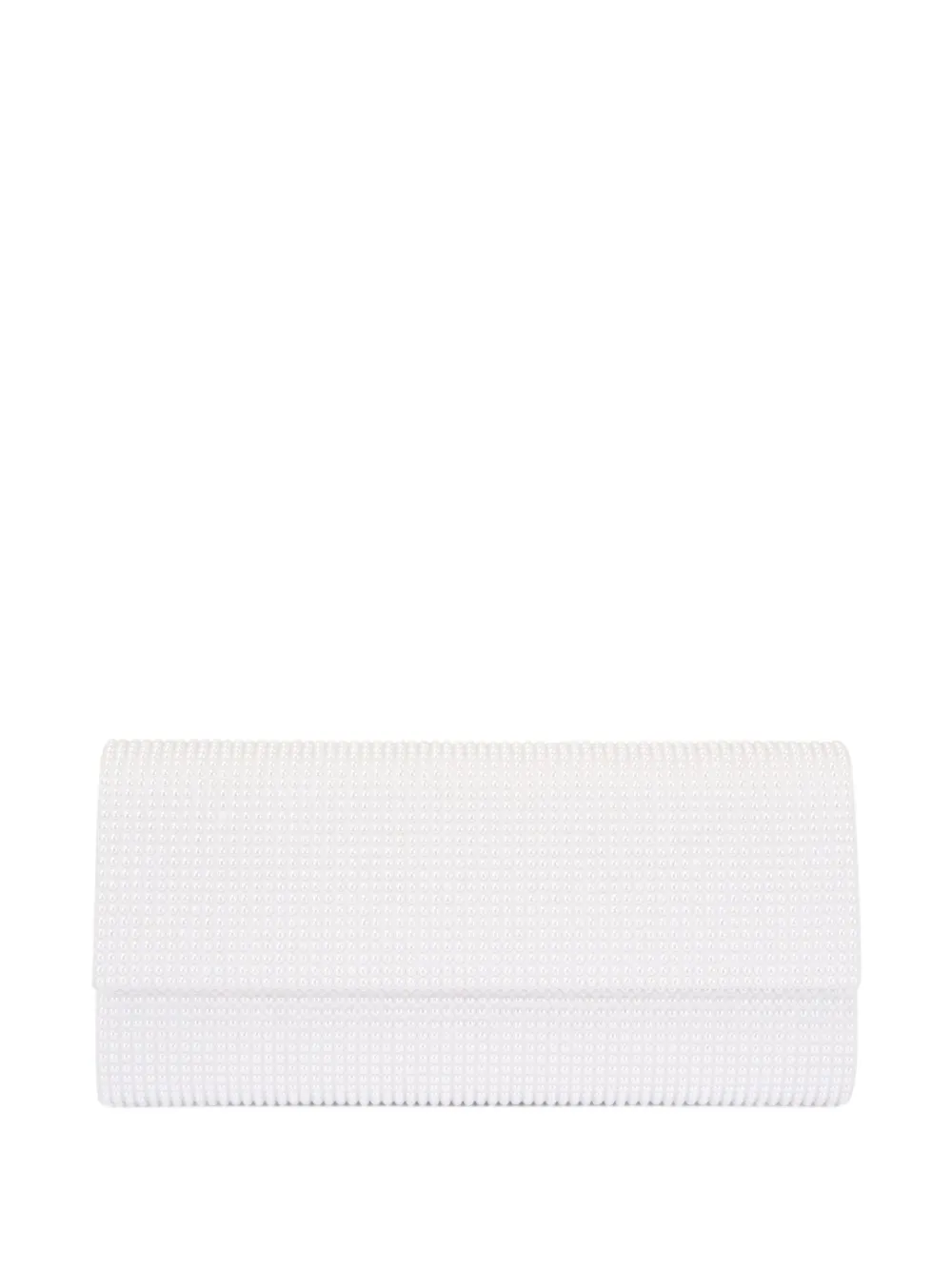Judith Leiber Clutch verfraaid met kristallen Wit