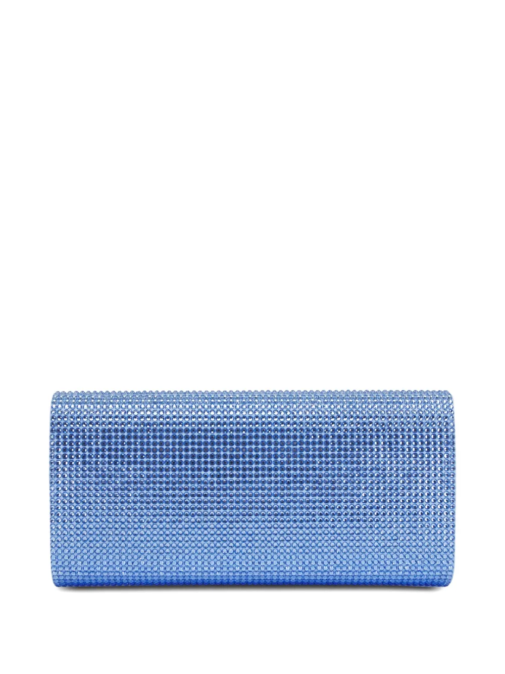 Judith Leiber Clutch verfraaid met stras - Blauw