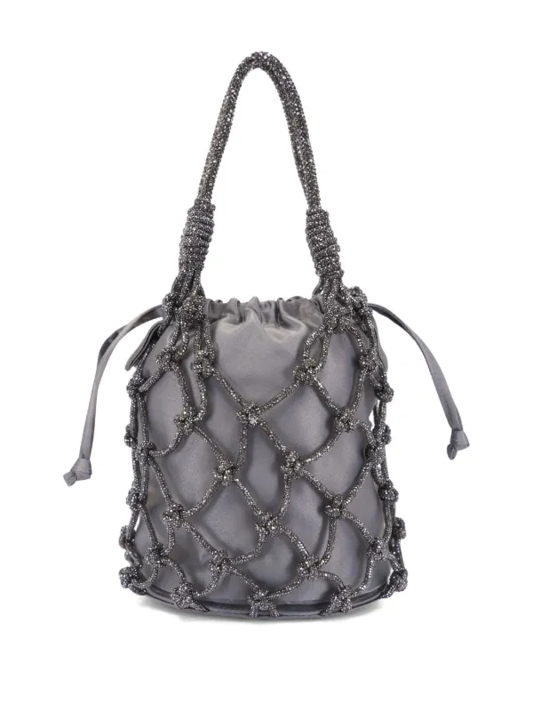 Judith Leiber ビジュートリム ショルダーバッグ | グレー | FARFETCH JP