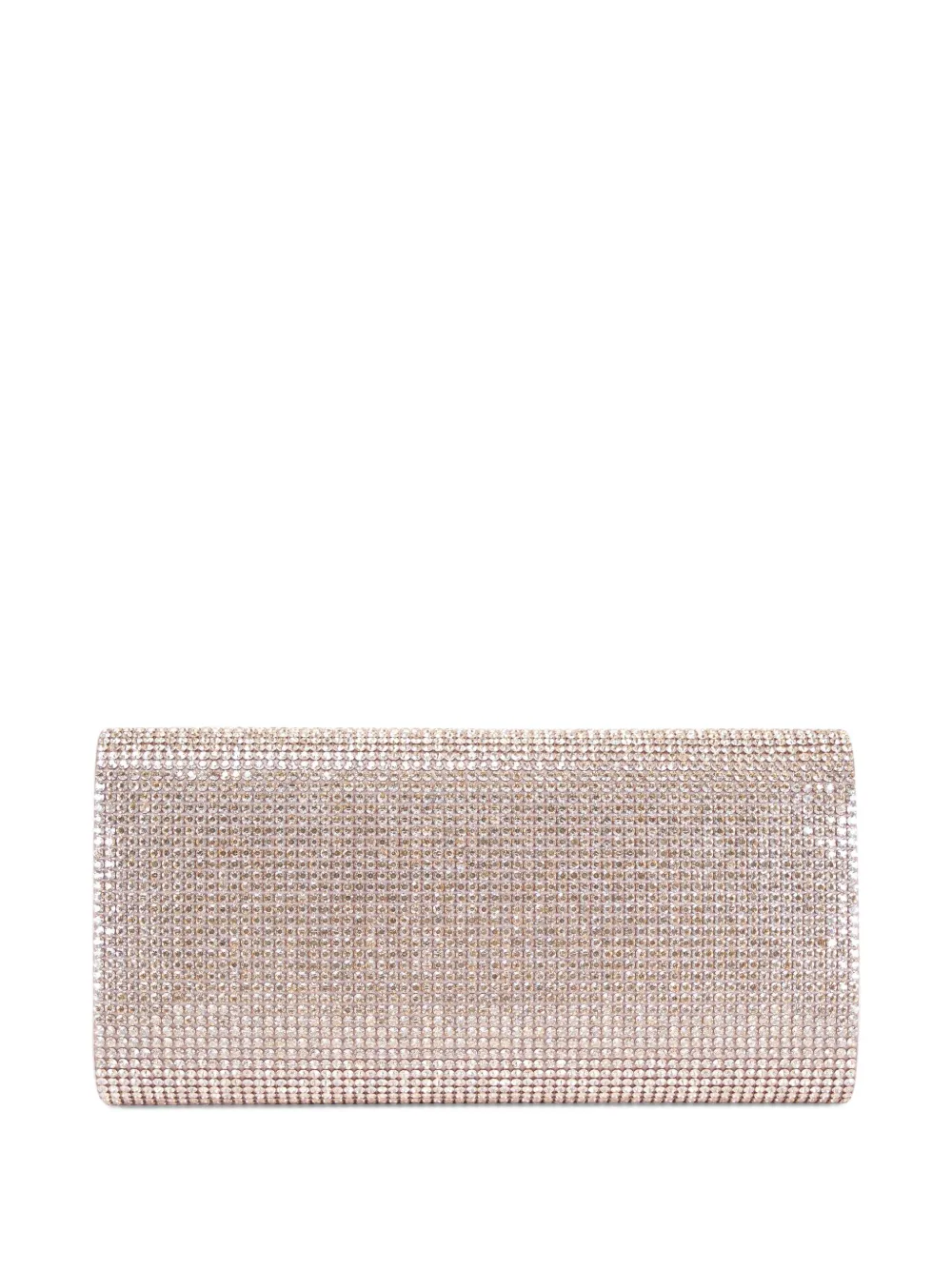 Judith Leiber Clutch verfraaid met kristallen Beige