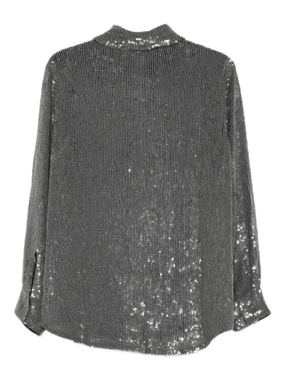 P.A.R.O.S.H. sequin-embellished shirt Grijs