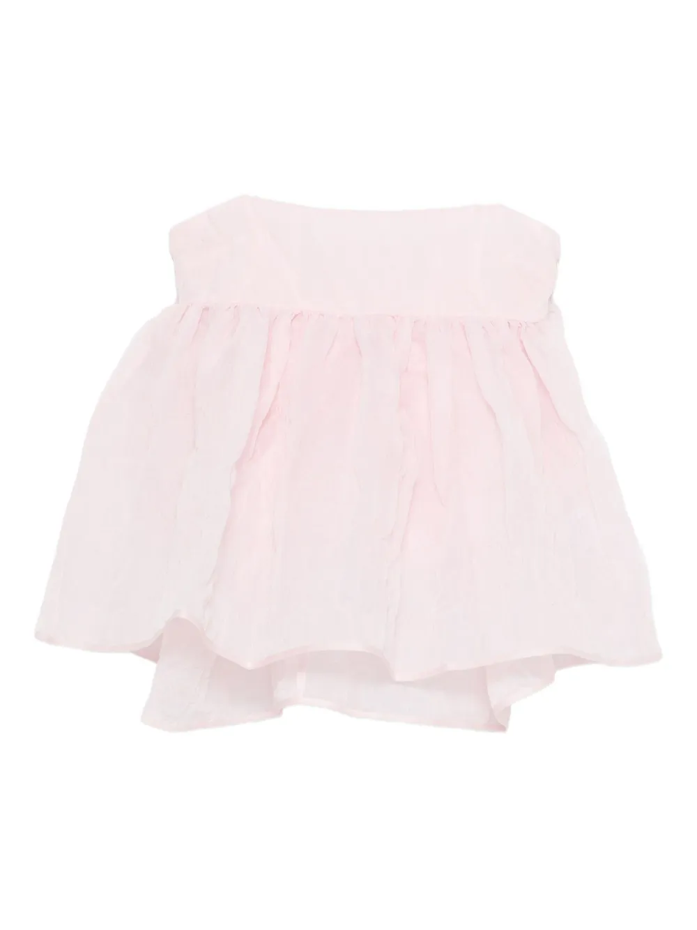 Cecilie Bahnsen Veronica Matelassé-effect Tank Top In Pink