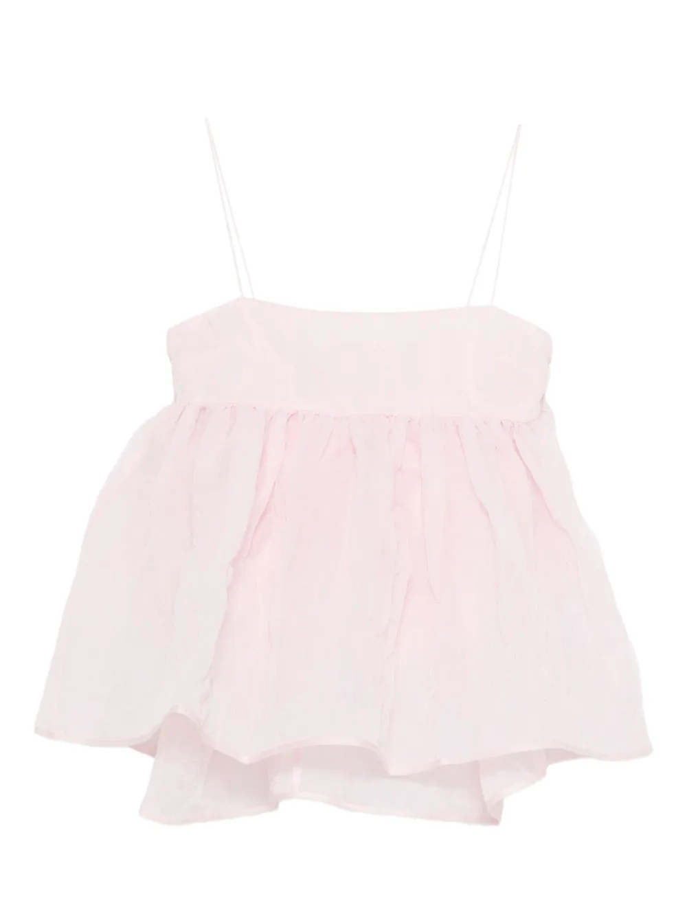 Cecilie Bahnsen Veronica matelassé-effect tank top | Pink | Image 1