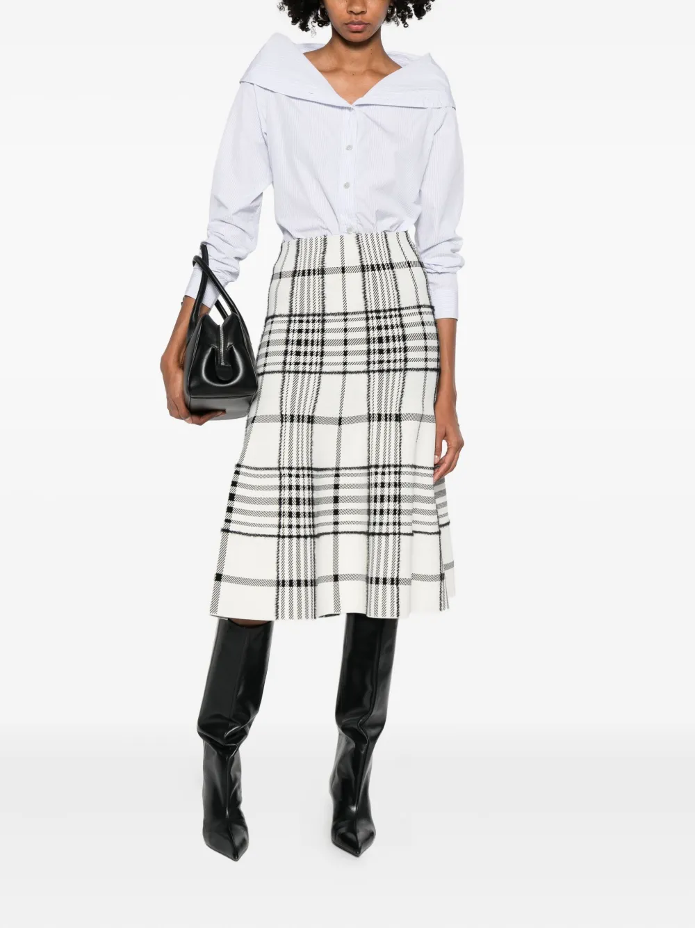 Brandon Maxwell Rory knit skirt | A-Line Skirts | Image 2