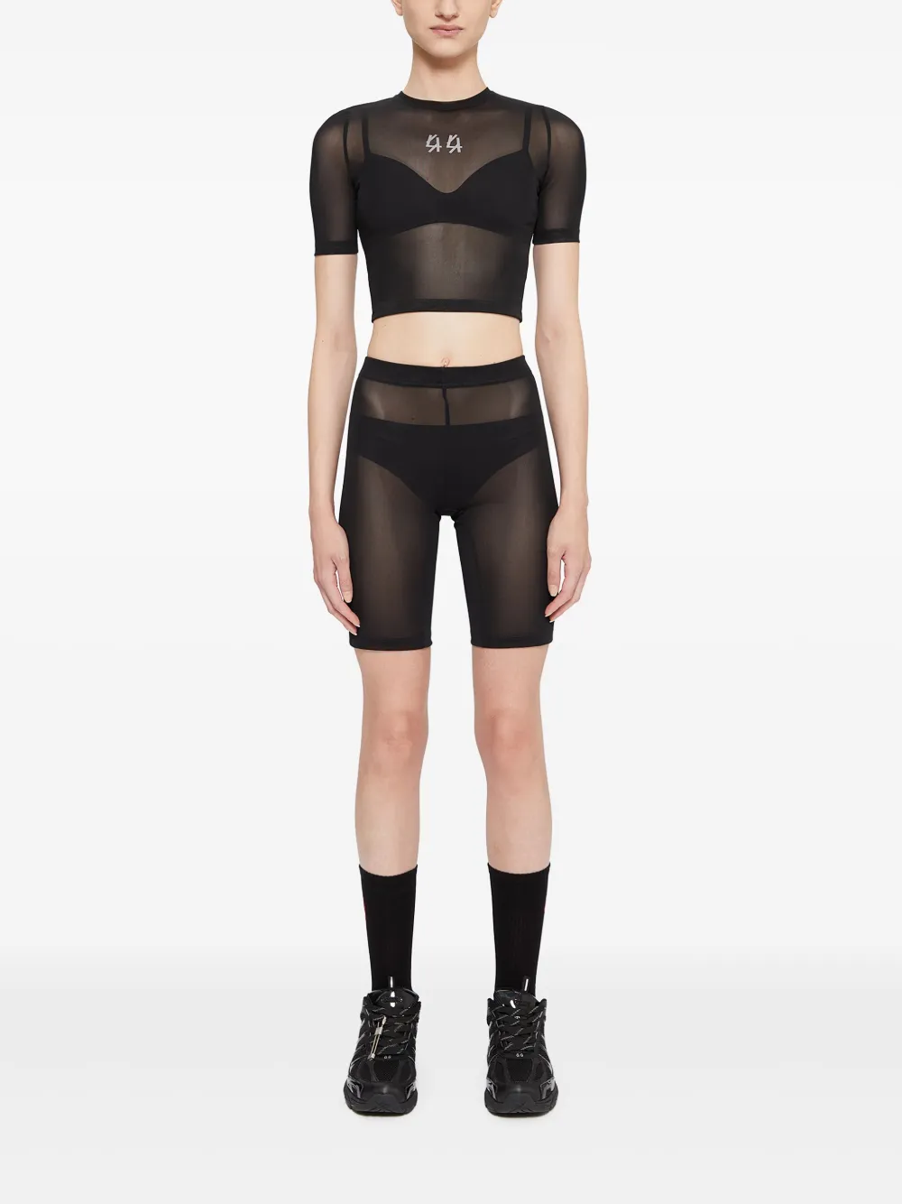 44 LABEL GROUP semi-sheer shorts | Short Shorts | Image 2