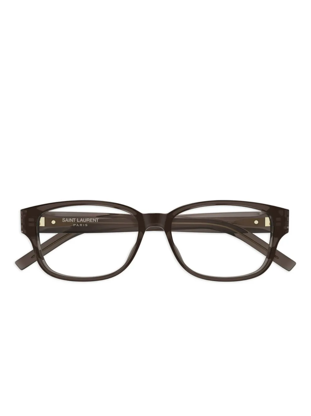 Saint Laurent Eyewear Occhiali rettangolari - Marrone