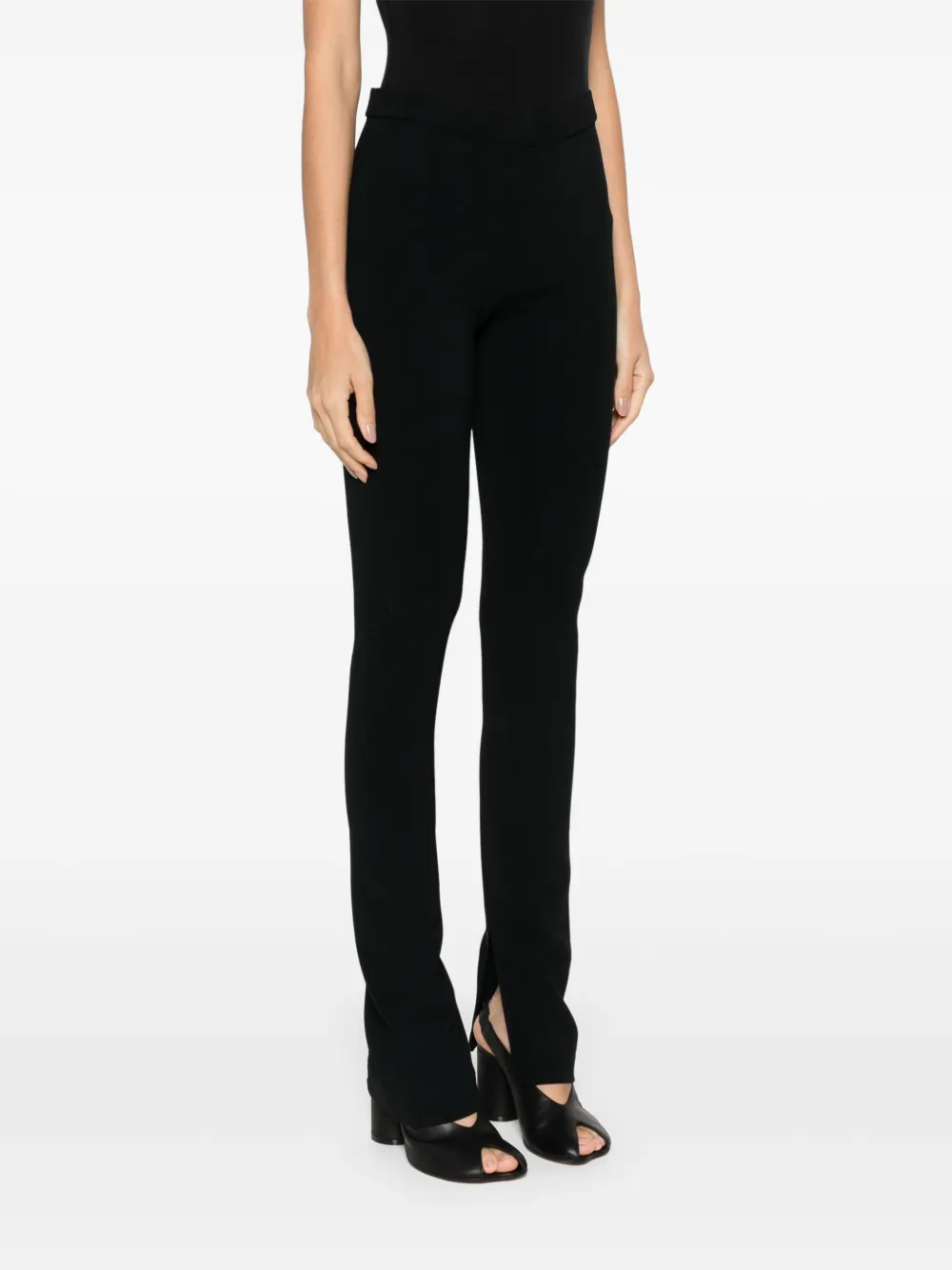 Stella McCartney High waist broek Zwart