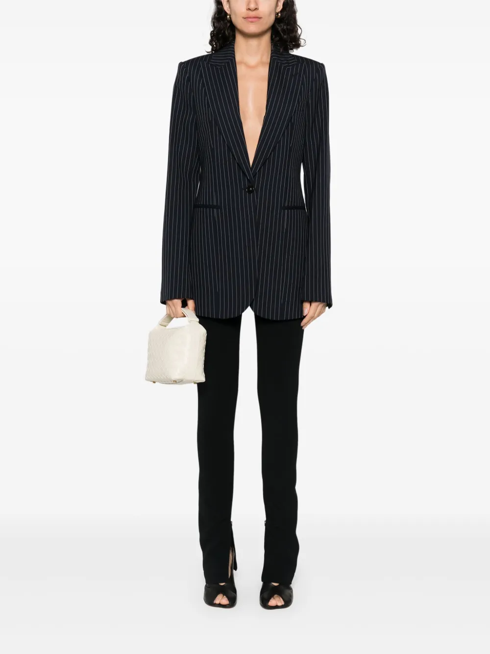 Stella McCartney High waist broek - Zwart
