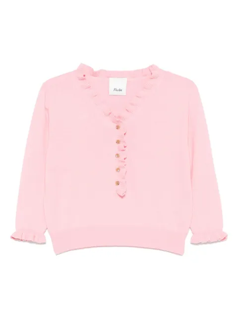 Allude cashmere-blend cardigan