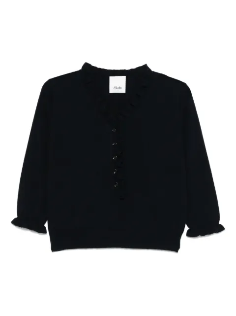 Allude V-neck cardigan