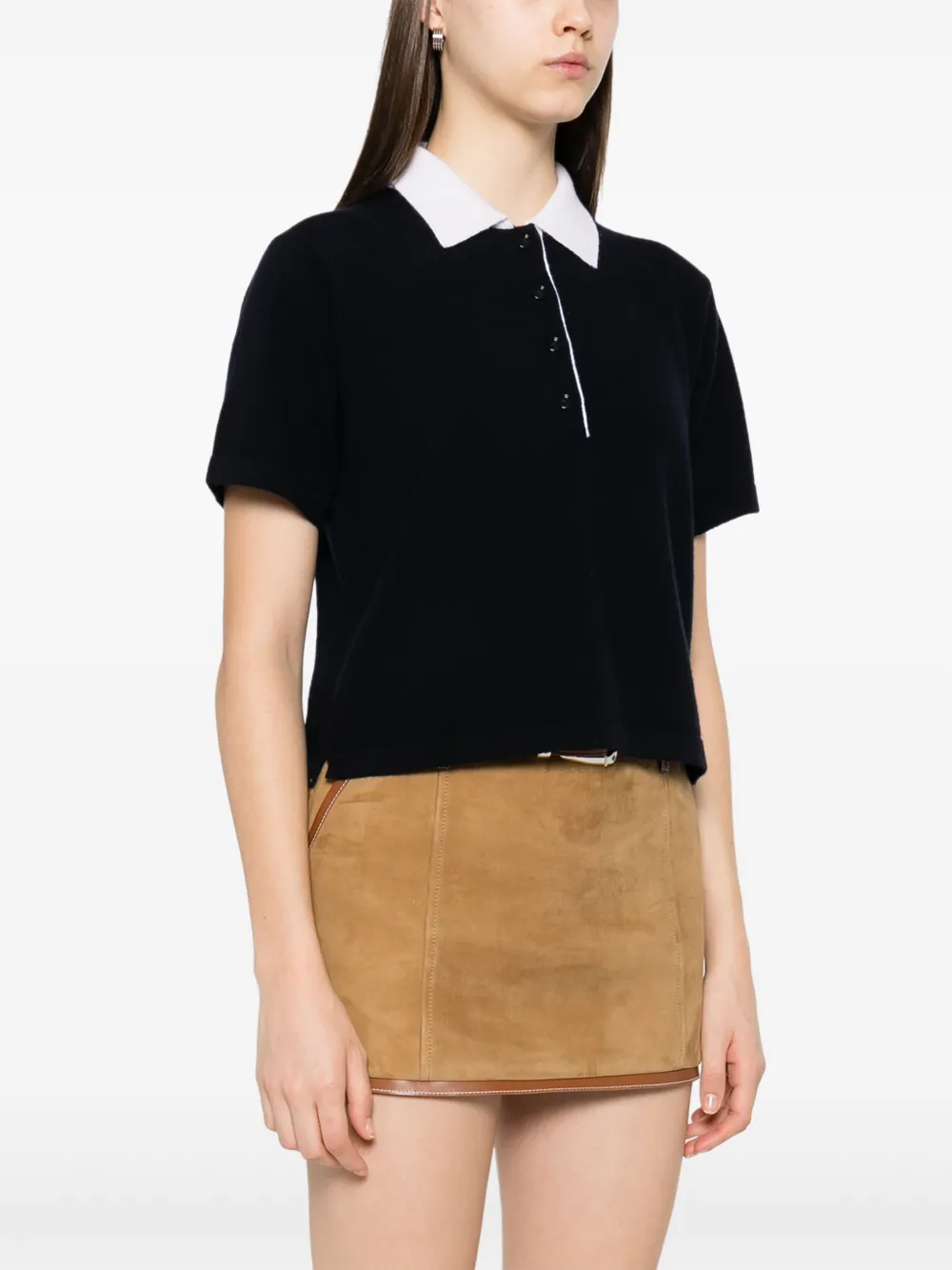 Allude Kasjmier polotrui Zwart