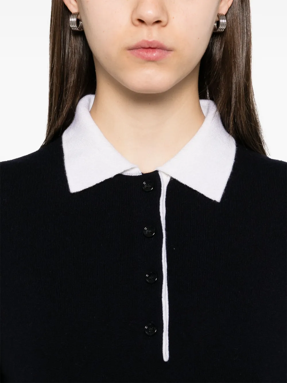 Allude Kasjmier polotrui Zwart