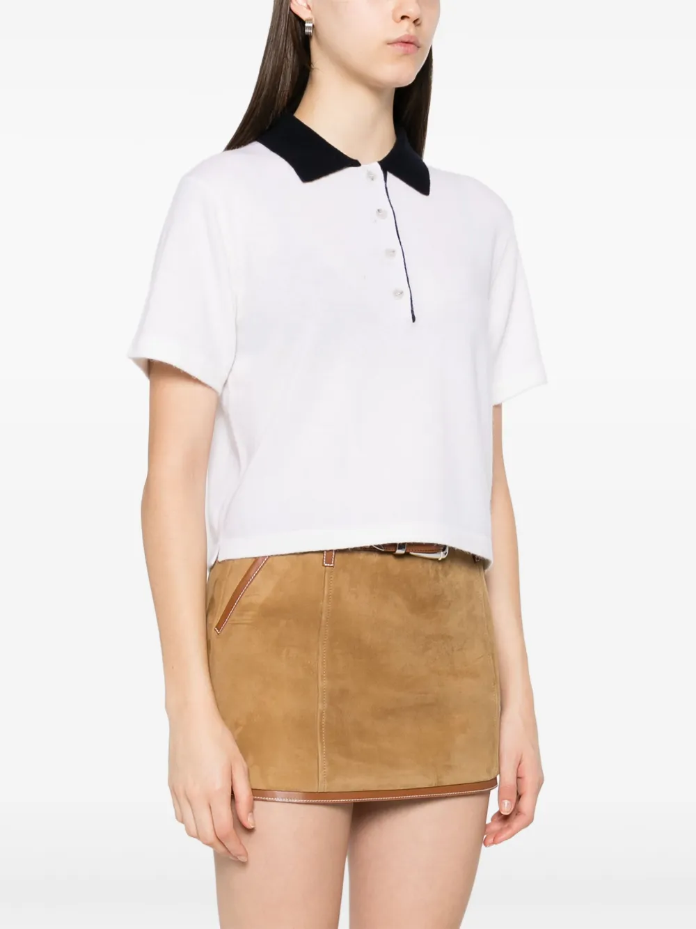 Allude Kasjmier polotrui Wit