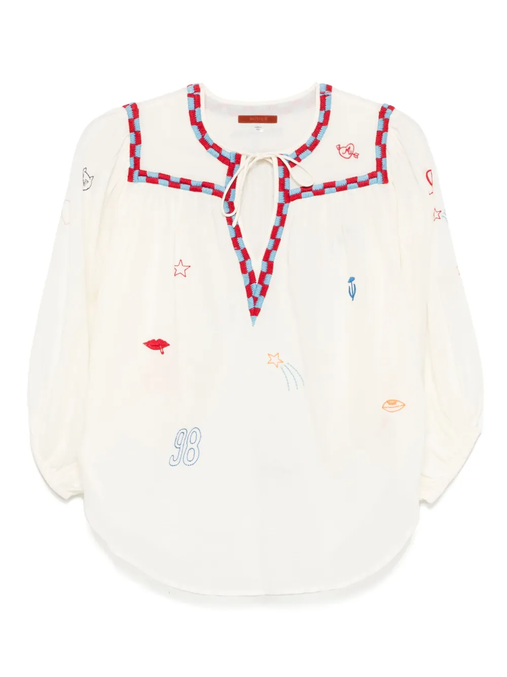 MOTHER The Breeze blouse | White | Image 1