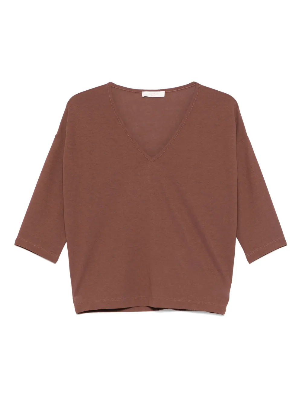 Zanone playera de algodón | marrón | Image 1