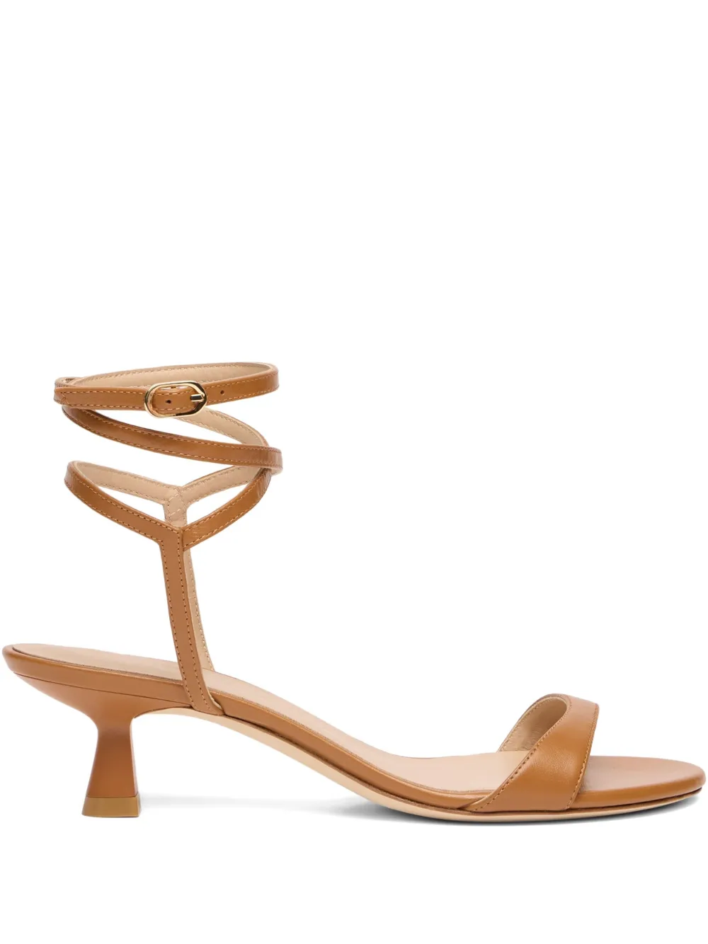 Stuart Weitzman wrap leather sandals | Brown | Image 1