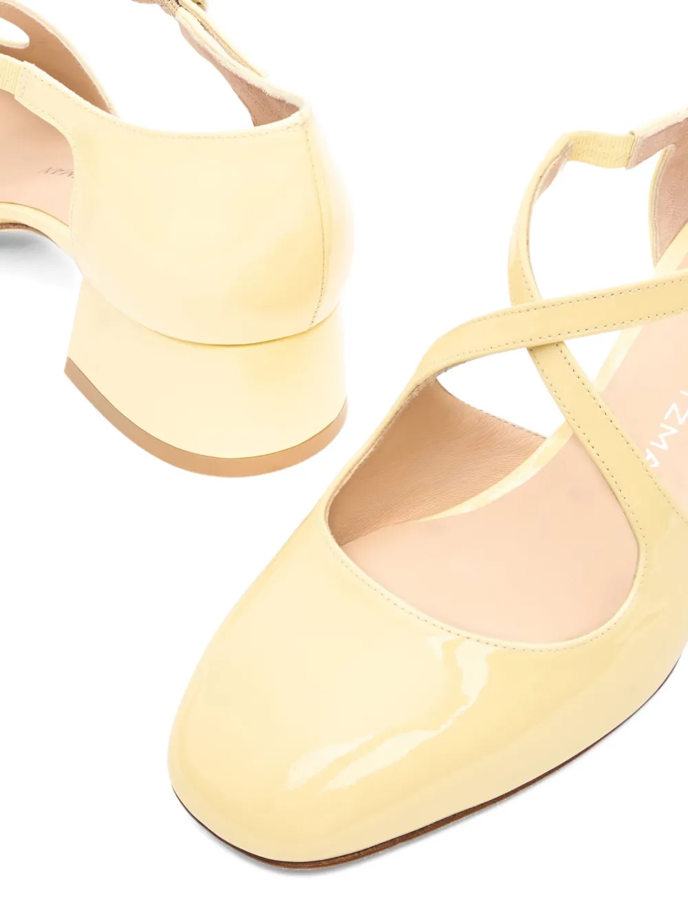 Stuart Weitzman 35mm Clem pumps Yellow