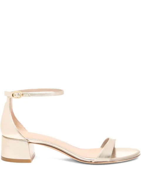 Stuart Weitzman 35mm leather sandals